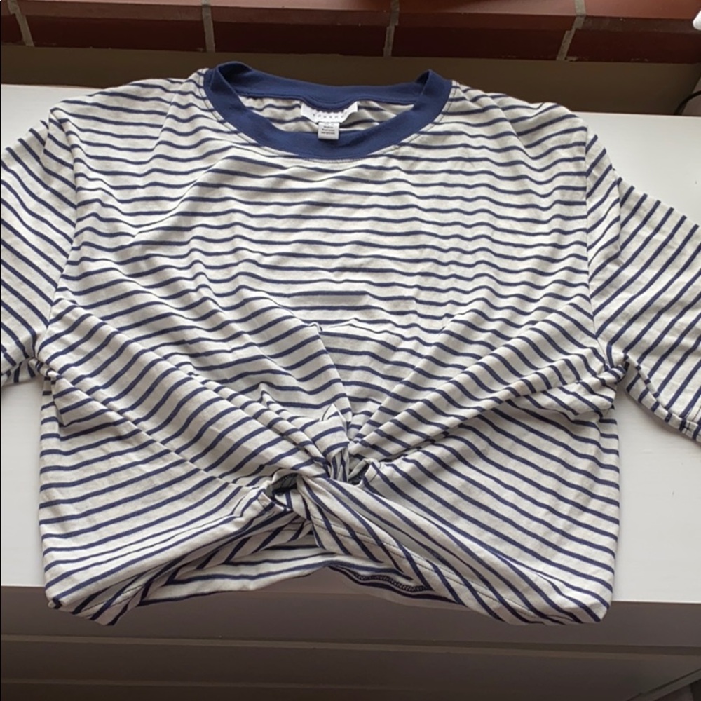 top shop knot shirt